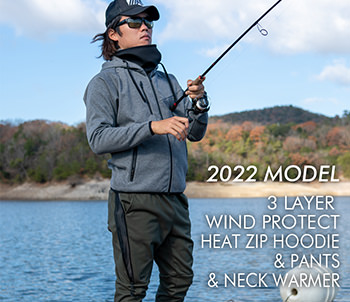 3 LAYER WIND PROTECT HEAT ZIP HOODIE & PANTS & NECK WARMER 2022