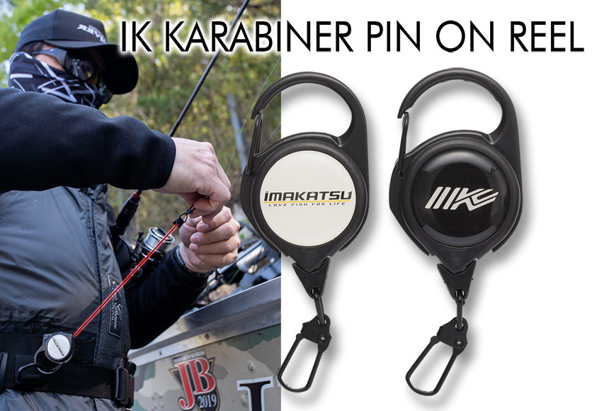 IK KARABINER PIN ON REELS