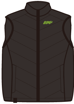 3D電熱HEAT VEST ブラック×ライム