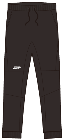 IK-881 3 LAYER WIND PROTECT HEAT PANTS (WIND BOUNCER) ブラック/ ホワイト