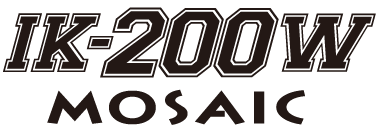 ロゴ：IK-200W MOSAIC