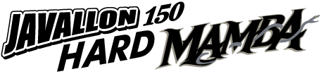 ロゴ：JAVALLON HARD 150 MAMBA