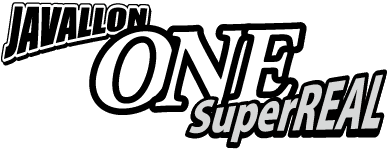 ロゴ：JAVALLON ONE SuperREAL