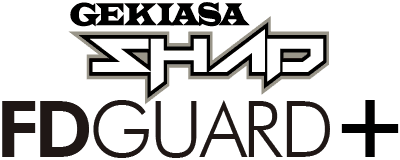 ロゴ：GEKIASA SHAD FD GURARD+